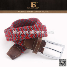 Lastest design direct cheap knit hottest selling high quality big buckle belt